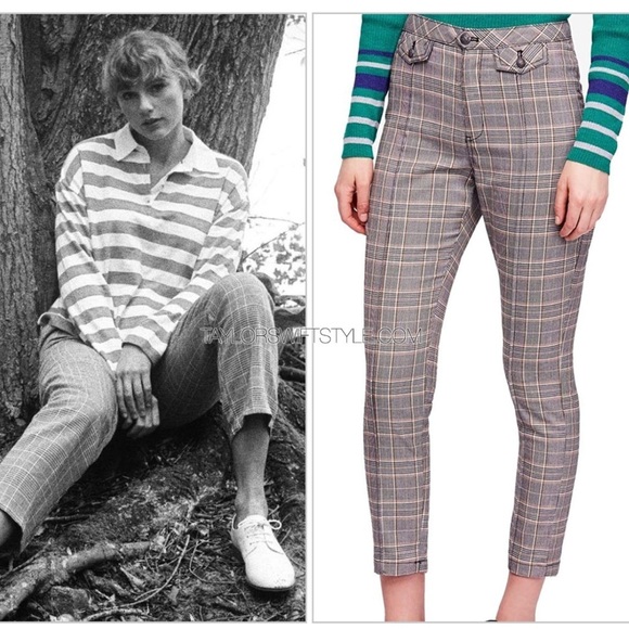 Free People Pants - Free People Womens Tailored Plaid Short Pants cropped ankle  size 6